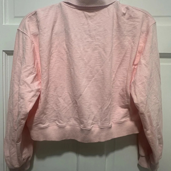 L*Space cropped pink pullover sweater size Medium - Picture 4 of 5